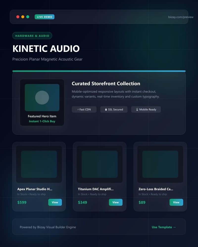 Tech & Gadgets template preview
